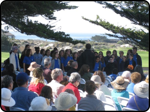 Choir at Veterans Day celebration