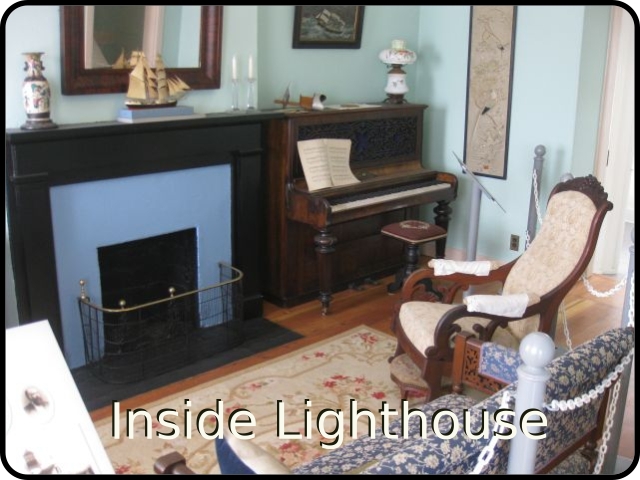 Inside the lighthouse