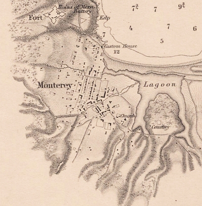 Map of Monterey in 1899